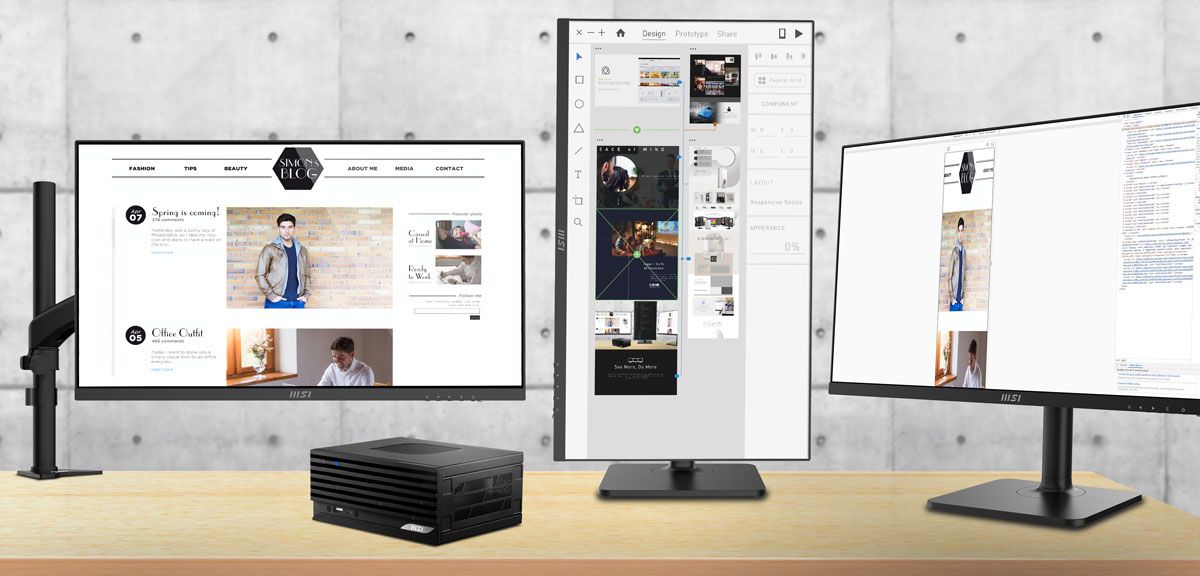 MSI Desktop Computer PRO DP20ZA 5M-223US AMD Ryzen 7 5700G 16GB